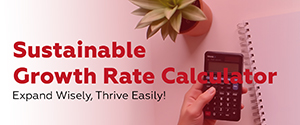 Sustainable Growth Rate Calculator